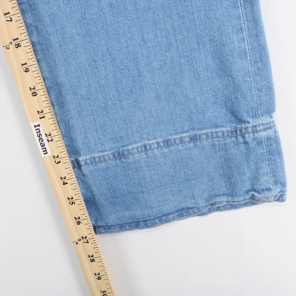 AG Adriano Goldschmied Light Blue Flare Jeans - Picture 9 of 13